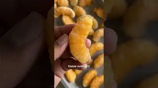 *ONE INGREDIENT* VIRAL ORANGE SORBET | EASY ORANGE SORBET AT HOME 