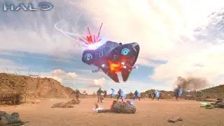 Lore Accurate Master Chief DESTROYS a Phantom with Style in Halo (Fan Edit)