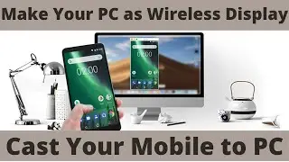 Secret App to Cast your Phone to PC | Make your Pc as Wireless Display