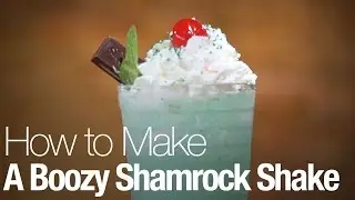 How to make a boozy Shamrock Shake
