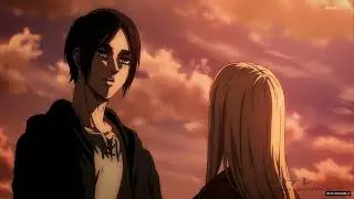 Eren and Historia - Attack On Titan Episode 87