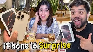 Surprising Aroob With An iPhone 16 Pro Max 😍 | Luxury Dinner With My Wife ❤️