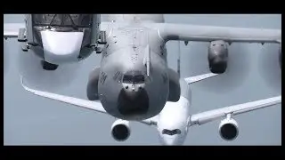Airbus Family H160, A400M, A350, Eurofighter, flying together (promo video clip)