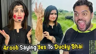 Aroob Saying Yes To Ducky Bhai For 24 Hours 😱 | Gone Wrong 😭💔