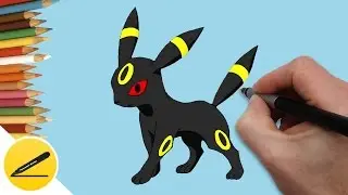 How to Draw Pokemon Umbreon ★ Draw Pokemon step by step