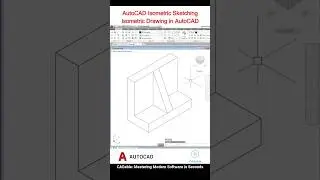 AutoCAD Isometric Sketching | Isometric Drawing in AutoCAD #AutoCADDrawingPractice #CADable