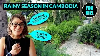 Should you visit Cambodia in rainy season? Does it flood? Visit Siem Reap’s lush riverside! #ForRiel