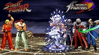 Ryu y Ken vs Final Bosses