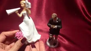1042 Фигурка на свадебный торт "Футбольная команда"