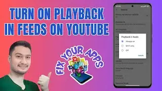 How to Turn On Playback in Feeds on YouTube