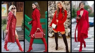 Very Cool and beautiful stylish leather long knee high heels boots designs for office wear ladies