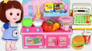 Baby Doli and kitchen cooking mart