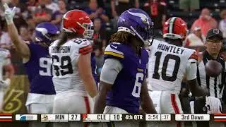 Minnesota Vikings Top Plays vs. Cleveland Browns | 2024 NFL Preseason Week 2