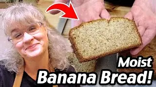 Make This Easy Banana Bread Recipe With Me! How To Make Moist Banana Bread!