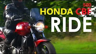 Honda CBF500 RIDE pure NOISE exhaust test #motorcycle #honda #hondacbf #hondacbf500 #cbf500 #bike