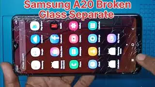 Samsung Broken Glass Separate || How to Restoration Glass Replacement