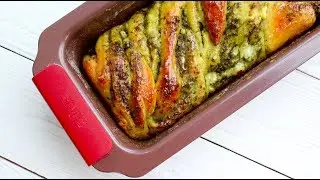 ПУШИСТЫЙ ПИРОГ!!!  КОСИЧКА ПЛЕТЕНКА С ПЕСТО И РИКОТТОЙ !!!