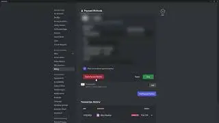 How to Remove Payment Methods on DISCORD - Remove Payment Card #discord