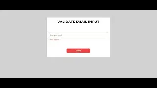 #4 Validate Email Input with React Hook Form v7 - React Micro Project for Beginners