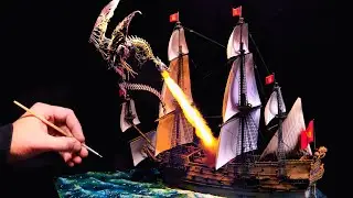 Making an Intense High Seas Battle Diorama