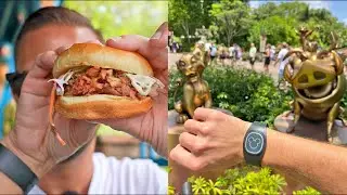 A Summer Day At Disney's Animal Kingdom! | Magic Band+, Awesome Safari, Flame Tree BBQ & NEW Treat!