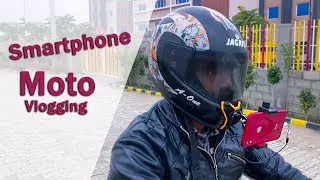 Best Mobile Moto Vlogging Setup !!  motovlogging