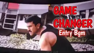 Game changer Intro scene Bgm 🔥 | Ramcharan | Thaman s | Game changer bgm