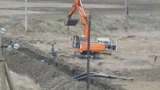 Водопровод на Подмаячное-Жуковка-Глейки. С РШР управились ст. Крым.