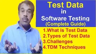 test data in software testing (test data types, challenges and TDM techniques) testingshala