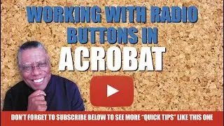 Working with radio buttons