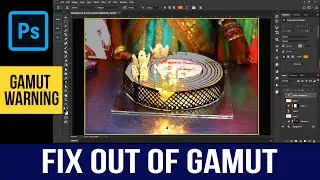 Fix Out Of Gamut in Photoshop | Gamut Warning | Photoshop Tricks | Tamil Tutorial