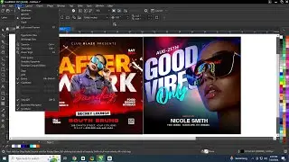 How To Create Party - Event & Other Shows Ads Design Using Coreldraw 2024 - Ahsan Sabri