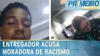 Racismo: entregador é impedido de usar elevador social de prédio | Primeiro Impacto (07/02/24)