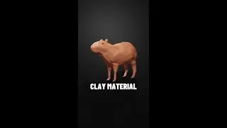 How to create clay material in Blender ✍️