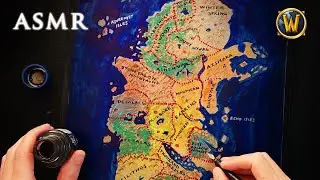 ASMR 2 hours WoW Azeroth, Kalimdor Map Drawing