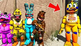 CAN FREDDY AND THE ANIMATRONICS HELP ROCKSTAR CHICA? GTA 5 FNAF MODS