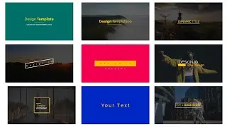 Dynamic Title Animation After Effects Template