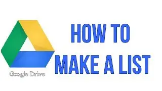 How To Make A List In Your Google Text Document