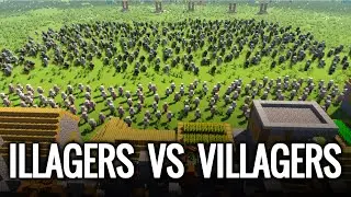 Minecraft - ILLAGERS VS VILLAGERS | Part 1