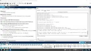 6.3.7 Packet Tracer – Configure OSPF Authentication Answers