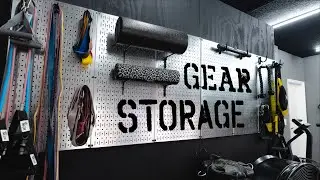 Building My Dream Garage | Part 4 Dumbbell Storage & Gear Wall