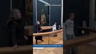 Protesters throw soup at Mona Lisa painting in Paris