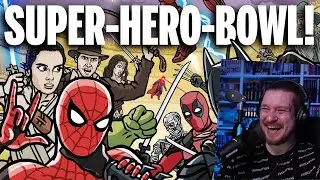 САМАЯ ЭПИЧНАЯ БИТВА ГЕРОЕВ | SUPER-HERO-BOWL | РЕАКЦИЯ