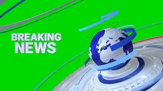 Top 3 News Background Video Template No Text Green Screen| Intro Background Berita