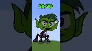 Rate this TEEN TITANS GO Builds \ from 1 to 10 #shorts 🤯🙂‍↔️🤩