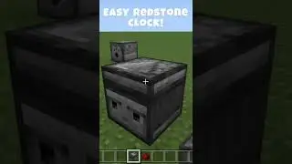 How to make a redstone clock in minecraft