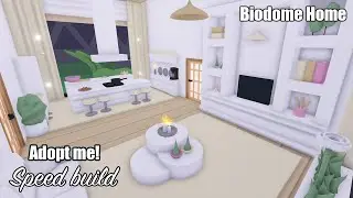 Biodome Home Cute Aesthetic design Living Room Kitchen Pet room in Roblox Adopt me!
