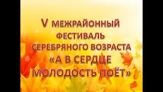 V Межрайонный фестиваль серебряного возраста 