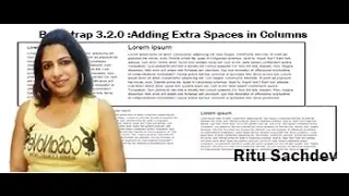 3)BootStrap 3 Adding Offset or Extra Spaces in Columns