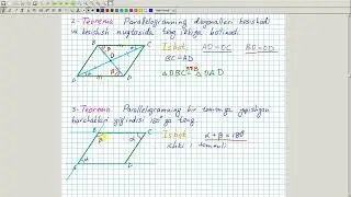 Parallelogramning alomatlari va mavzuga doir misollar. Geometriya 8-sinf. 8-dars